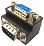 TBS-DB9-MW DB9公、寬邊朝內轉90度